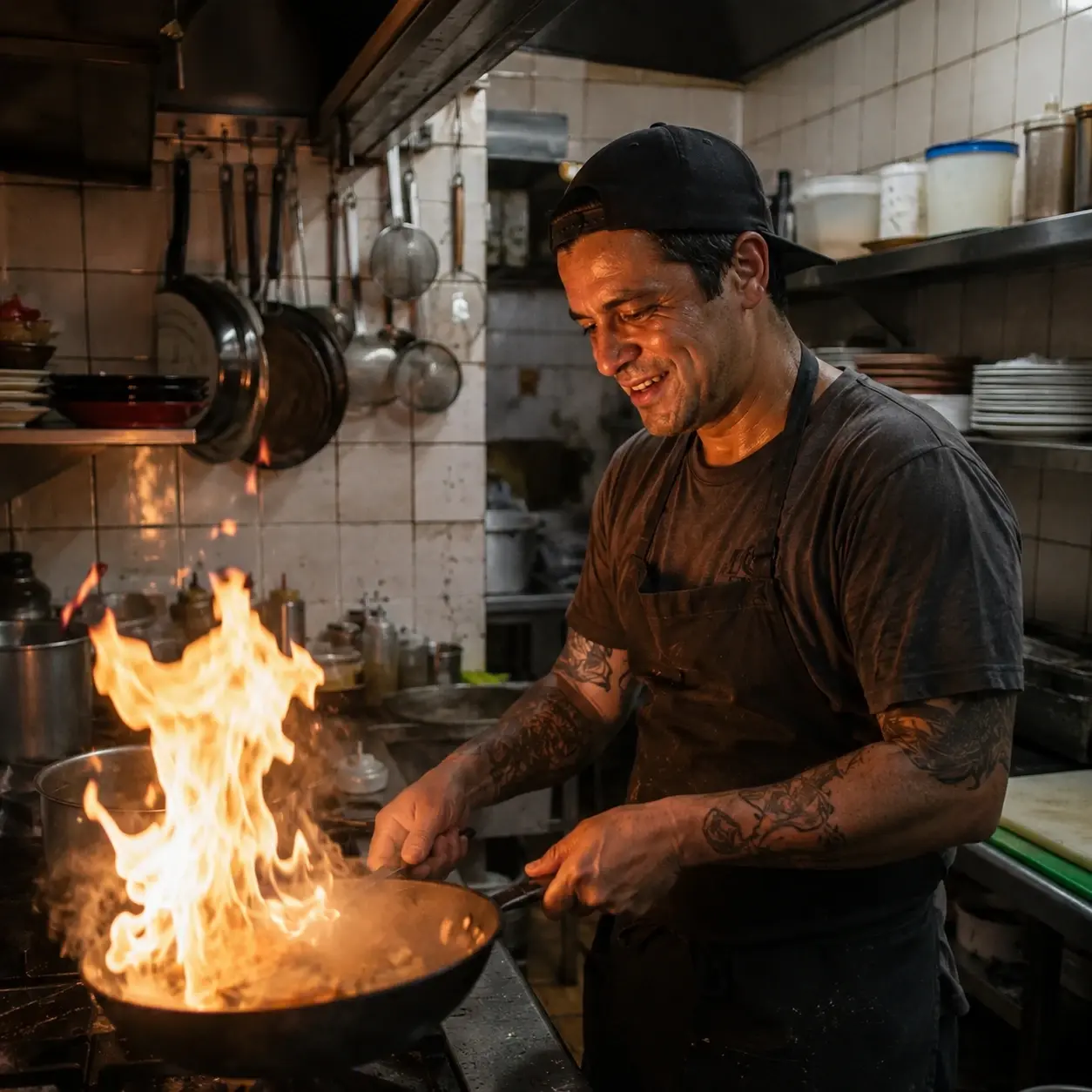 Cozinheiro feliz weeat